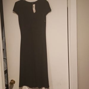 Laundry by Shelli Segal Black Midi Dress Size 6